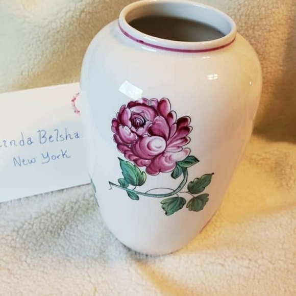 TIFFANY & CO PORCELAIN  VASE - Picture 1 of 6